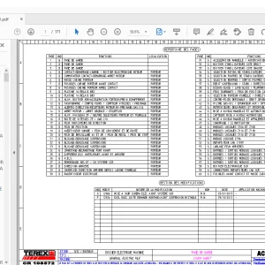 Terex Crane AC40/2 - AC40/2L Electrical Schematic Manual - PDF DOWNLOAD