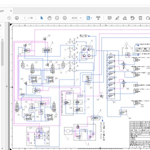 Terex Crane AC40/2-AC40/2L Pneumatic & Hydraulic Schematic Manual PDF