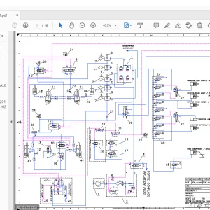 Terex Crane AC40 OPTIMAX Pneumatic & Hydraulic Schematic Manual PDF