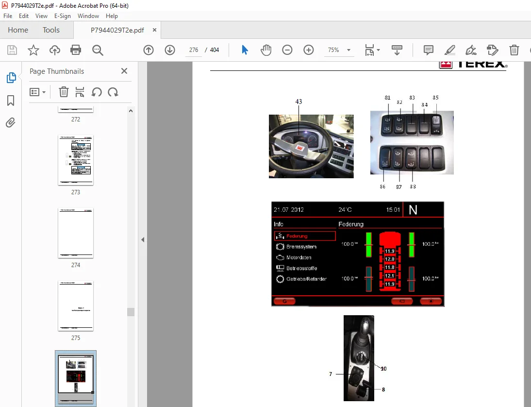 Terex Crane Challenger 3160 & 3180 Chassis Manuel d’utilisation PDF - Image 2