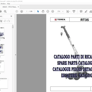 Terex Crane RT35 Catalogue Pieces Detachees - PDF DOWNLOAD