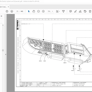 Terex Crane Superlift CC3800 650 Ton Electric System & Schematic Manual PDF