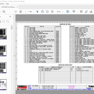 Terex Crane TC40/40L/45/45L Electrical Schematic Manual - PDF DOWNLOAD