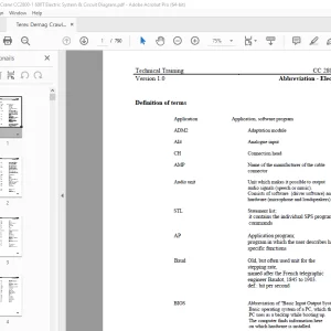 Terex Crawler Crane CC2800-1 600T Technical Training Manual PDF