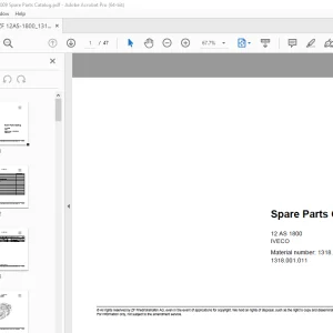 ZF 12 AS 1800 IVECO Parts Manual 1318.030.006 - PDF DOWNLOAD