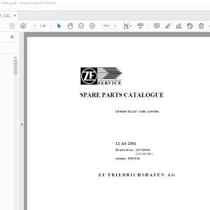 ZF 12 AS 2301 Iveco-M Parts Manual 1327 030 053 - PDF DOWNLOAD