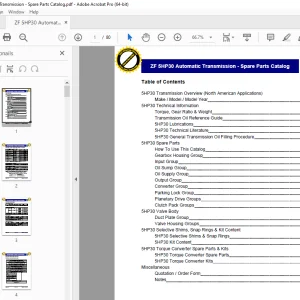 ZF 5HP30 Automatic Transmission Parts Manual - PDF DOWNLOAD