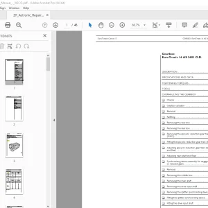 ZF Astronic EuroTronic 16 AS 2601 Operator's Manual - PDF DOWNLOAD