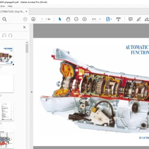 ZF Automatic Transmission 5 HP 19 Technical Service Manual PDF