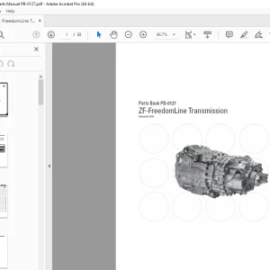 ZF - FreedomLine Transmission Parts Manual PB-0127 PDF