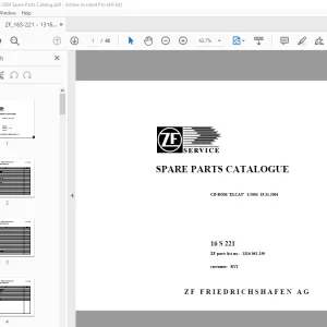 ZF Transmission 16 S 221 RVI Parts Manual 1316 051 339 - PDF DOWNLOAD