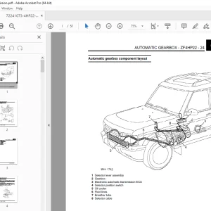 ZF Transmission Automatic Gearbox ZF4HP22 Parts Manual  - PDF DOWNLOAD
