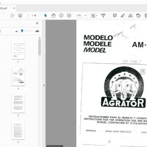 Agrator AM-GM Parts Manual - PDF