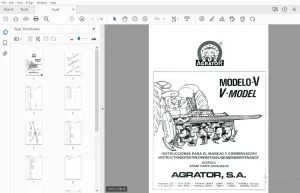 Agrator Model V Parts Manual - PDF