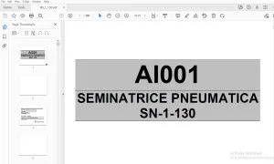 Agricola Italiana AI001 SN-1-130 Parts Manual - PDF