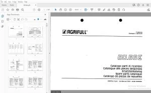 Agrifull 80.66E Parts Manual - PDF