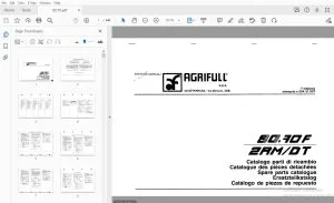 Agrifull 80.70 F 2RM D/T Parts Manual - PDF