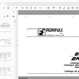 Agrifull 80.70 F 2RM D/T Parts Manual - PDF
