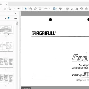 Agrifull C80.76 Parts Manual - PDF