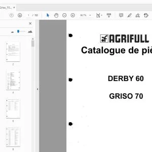 Agrifull Derby 60 Griso 70 Catalogue de pieces - PDF
