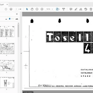 Agrifull Toselli 465 Parts Manual - PDF