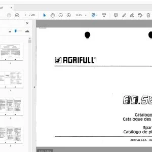 Agrifull Trattori 80.56 Parts Manual - PDF