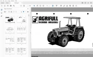 Agrifull Trattori 80.60 Parts Manual - PDF