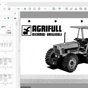 Agrifull Trattori 80.60 Parts Manual - PDF