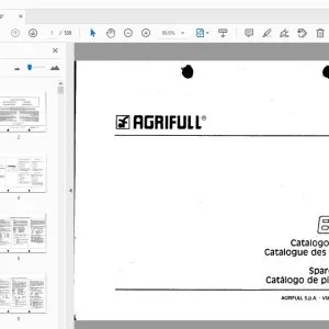 Agrifull Trattori 80.76E Parts Manual - PDF