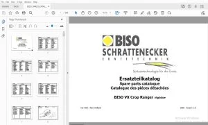 Biso VX Crop Ranger Spare Parts Manual - PDF