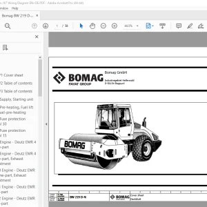 Bomag BW 219 D-4i Function.167 Wiring Diagram Manual EN_DE - PDF DOWNLOAD