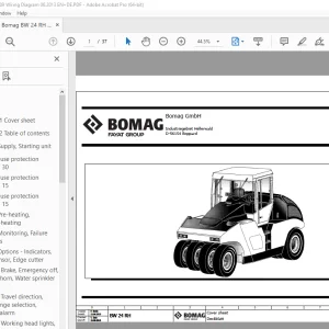 Bomag BW 24 RH Function.209 Wiring Diagram Manual EN_DE - PDF DOWNLOAD