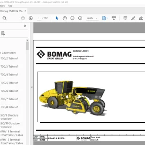 Bomag RS460 & RS500 Function.392 Wiring Diagram Manual EN_DE - PDF DOWNLOAD