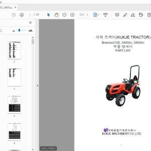 Branson 2100, 2400(h) ,2800(h) Parts Manual - PDF