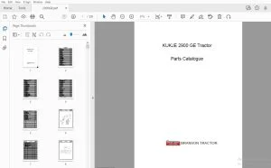Branson Kukje 2900GE Parts Manual - PDF