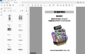 Branson Tractors 6640C Parts Manual - PDF