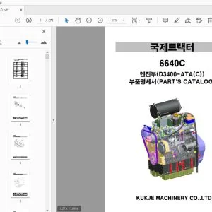 Branson Tractors 6640C Parts Manual - PDF