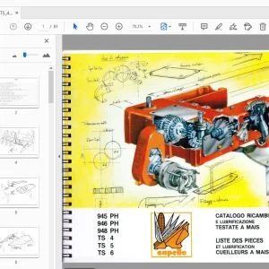 Capello 945 PH 946 PH 948 PH TS 4 TS 5 TS 6 Parts Manual - PDF