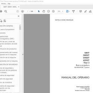 Case 570MXT SERIE 3 NIVEL 3 CARGADORA PARA PAISAJISMO MANUAL DEL OPERADOR PDF