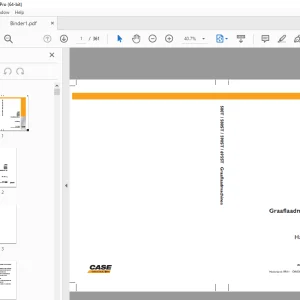 Case 580T 580ST 590ST 695ST Graaflaadmachines Bediende Handleiding 84553175 PDF