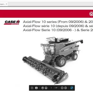 Case Harvester Combine maintenance Parts Manual - PDF