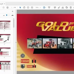 Case IH Gold Value Parts Manual - PDF