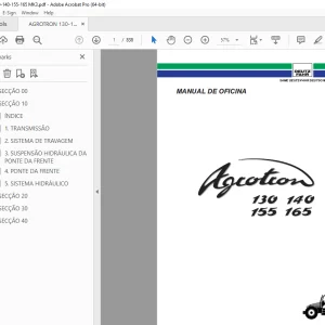 Deutz Fahr AGROTRON 130 140 155 165 Manual de Oficina - PDF DOWNLOAD