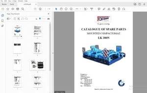 FARMET LK 300N MOUNTED COMPACTOMAT PARTS MANUAL - PDF