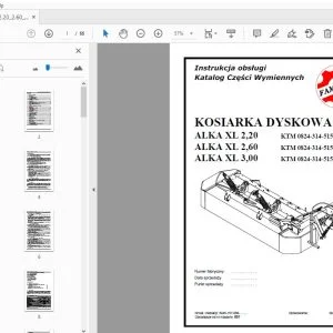 Famarol Alka XL 2.20 2.60 3.00 Parts Manual - PDF