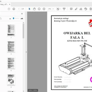 Famarol Fala_L KTM 0824-949-550-308 Instrukcja obsługi Katalog Części Wymiennych - PDF