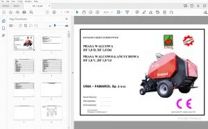 Famarol Prasa Walcowa DF 1.8 Parts Manual - PDF