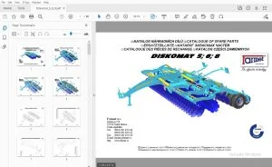 Farmet Diskomat 5; 6; 8 Parts Manual - PDF