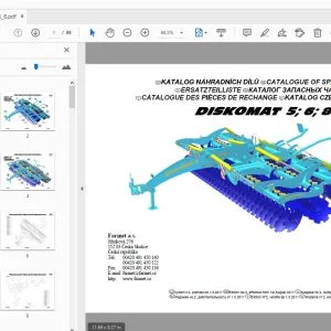 Farmet Diskomat 5; 6; 8 Parts Manual - PDF