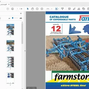 Farmet Farmstore Extra Steel Line EXPENDABLE PARTS MANUAL - PDF
